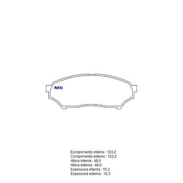 Imagem de Pastilha Freio Convencional Dianteira Sem Alarme Sistema Sumitomo 1314