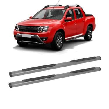 Imagem de Estribo Duster Oroch Dynamique 2016 Prata Oblongo - CCF