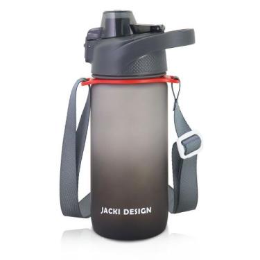 Imagem de Garrafa Vibe 550ml com Alça e Tampa com Vedação - Jacki Design, Preto
