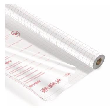 Imagem de Papel Adesivo Transparente 45cm x 3 metros - Plastico Auto Colante par