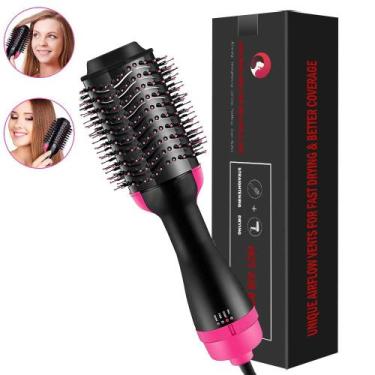 Imagem de 2 Em 1 Escova De Secador De Cabelo Elétrica Pente Secadora Modeladora 