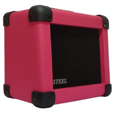 Imagem de Amplificador De Guitarra Cubo Steel 20Gt 6 Pol. 15W Rms Rosa - E. Soun
