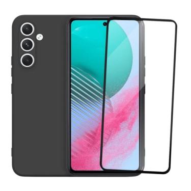 Imagem de Kit Capa Capinha Aveludada e Película de Vidro 3D Compatível Samsung Galaxy M54 - SMART E CASE