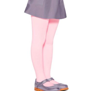 Imagem de Meia calça infantil fio 80 opaca lobinha 2526-01 - LUPO, M, Rosa