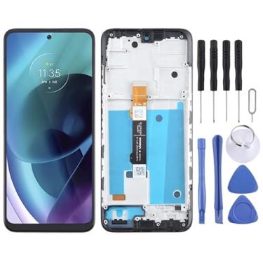 Imagem de Substituição da tela móvel Para Motorola Moto G71 5G Digitalizador de tela LCD original Montagem completa com quadro Ecrã LCD