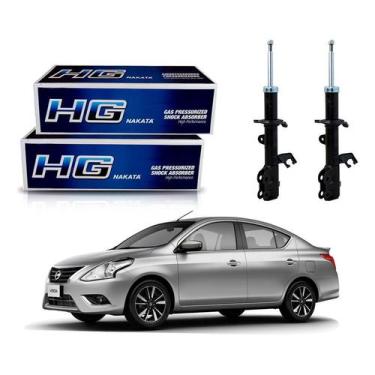 Imagem de Par Amortecedor Dianteiro Versa 1.0 1.6 2015 A 2019 - Nakata