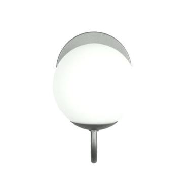 Imagem de Arandela Luminária Ignis P Globo 12 cm Moderno Prata 003 - BF Decor