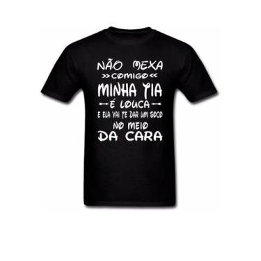Imagem de Camiseta camisa infantil unissex tia louca titia dinda madrinha - Dogs