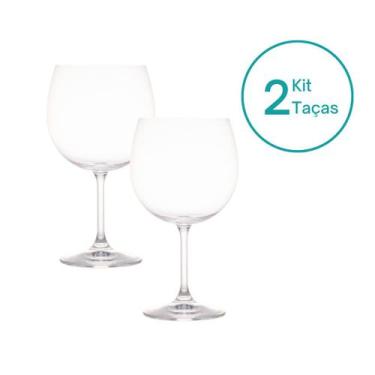 Imagem de Kit 2 Taças de Gin Cristal Ecológico 600ml Lyor