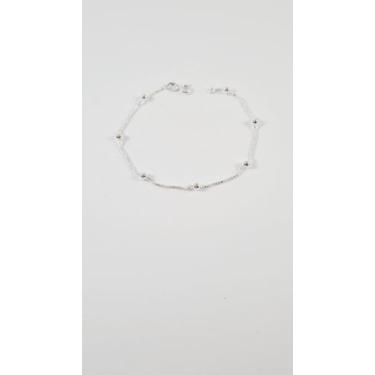 Imagem de Pulseira esferas 3 mm - WMLOPES ACESSÓRIOS E SEMIJOIAS