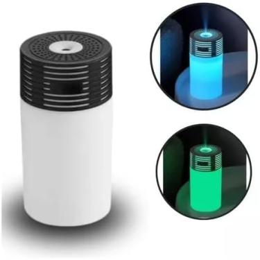 Imagem de Umidificador de Ar com Luz LED Colorida e Vapor Ultrassônico – Silencioso, Compacto e Ótimo