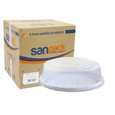 Imagem de Embalagem Pet. Para Torta Pequena 2kg Sanpack S-50 Brm C/50