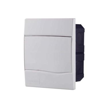 Imagem de Quadro de Distribuição Tramontina Embutir 5 Disjuntor Din BR - TRAMONT