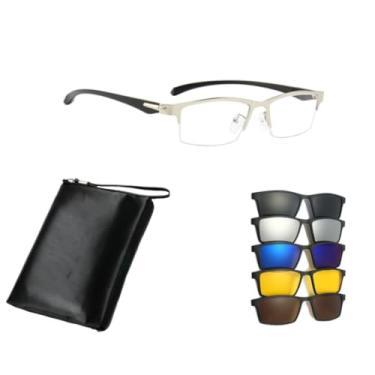 Imagem de Armação E Óculos De Sol Polarizado Masculino Clip On