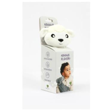 Imagem de Naninha Algodão com Prendedor Carneirinho - Baby Pil, Bege