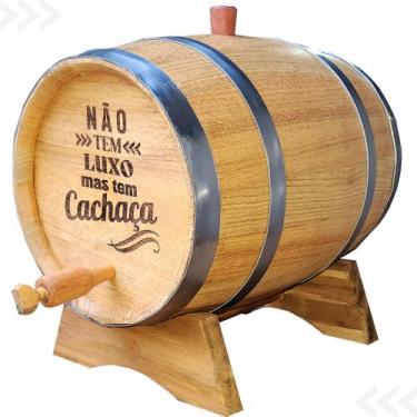 Imagem de Barril Madeira Amburana 5l C/ Personalização - BARRIL BRASIL