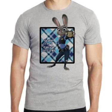 Imagem de Camiseta Coelho Zootopia Blusa criança infantil juvenil adulto camisa 