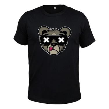 Imagem de Camiseta Várias Cores Tecido Macio Estampada Urso Bolado - Surprass, P