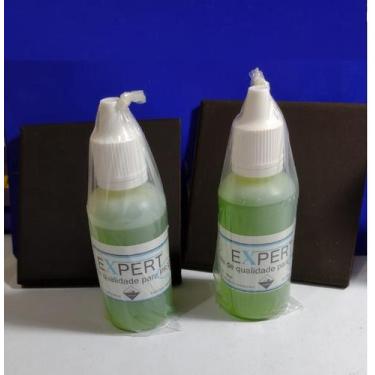 Imagem de Testador Prata 950 com Qualidade  2 Vidros 30 Ml + 2 Pedras de 7.50  C