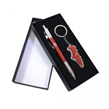 Imagem de Kit Caneta Roller Ball E Chaveiro Chuteira - Vitória