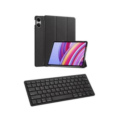 Imagem de Capa Anti-Impacto + Teclado Bluetooth Para Xiaomi Redmi Pad Pro 12.1 -