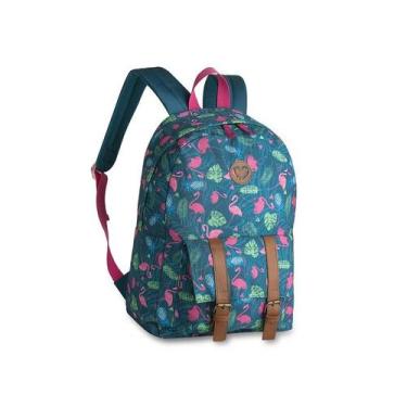 Imagem de Mochila De Costas Clio Tropical Escolar Flamingo Juvenil - CLIO STYLE,