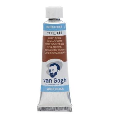Imagem de Tinta Aquarela 10 Ml Talens Van Gogh Serie 1 Burnt Sienna 411 - ROYAL 