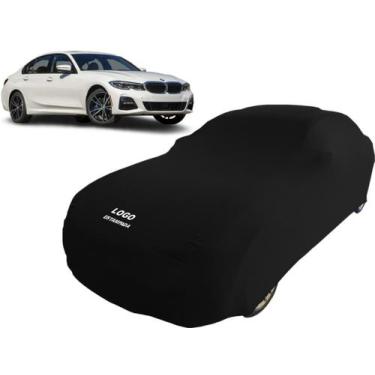 Imagem de Capa De Tecido Helanca Para Carro Proteção  Bmw 330i - Mz, Preta