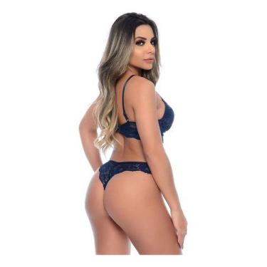 Imagem de Conjunto Lingerie Langeri Cropped - PATITEX, GG, Vermelho