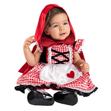 Imagem de Spirit Halloween Fantasia de Chapeuzinho Vermelho Baby Lol' – 6-12 mn