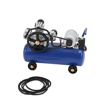 Imagem de Compressor de Ar RC, Mini Decoração de Simulação de Material de Liga de Zinco para Carro Crawler SCX10 1/10 RC (Azul)