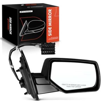 Imagem de A-Premium Espelho retrovisor elétrico do lado do passageiro - compatível com Chevrolet Tahoe, Suburban 3500 HD e GMC Yukon, Yukon XL - Espelho retrovisor externo externo dobrável manual aquecido -