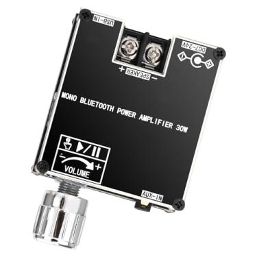 Imagem de Daakro ZK-301B Placa amplificadora Bluetooth 5.3, placa de amplificador monocanal de 30 W com função de emparelhamento TWS, DC 9-24V, entradas Bluetooth/USB e AUX, placa de amplificador de áudio para