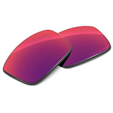 Imagem de Tintart Lentes de substituição de desempenho compatíveis com Oakley Gascan OO9014 Polarizado Gravado-Midnight Nova