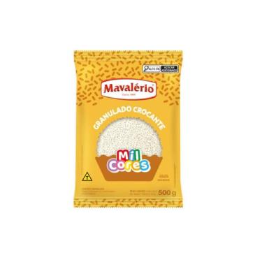 Imagem de Granulado Colorido Mil Cores Mavalério 500g, Branco