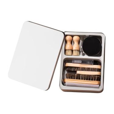 Imagem de Vaveren Cuidados com sapatos de couro e kit polonês de limpeza de dentes de dentes de dentes limpa