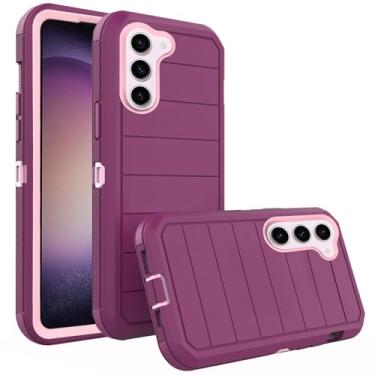 Imagem de Asuwish Capa de celular para Samsung Galaxy S23 Plus S23+ 5G, capa de celular híbrida à prova de choque de grau militar, acessórios para celular de proteção resistente de corpo inteiro S23plus 23S + S