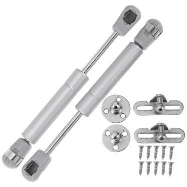 Imagem de X AUTOHAUX Amortecedores a gás de 150 mm/5,91" Molas a gás 45N tom prata aço carbono 2 conjuntos RV carro caixa de armazenamento tampa caixa de armazenamento capa de porta de armário