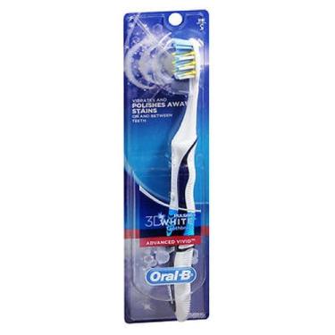 Imagem de Escova de dentes vívida avançada Oral-B Pulsar 3D White 35 Macia cada da Oral-B (pacote com 6)