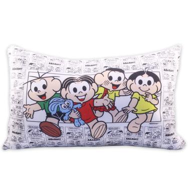 Imagem de Almofada Retangular Gibi E Branco Isopor Turma Da Mônica