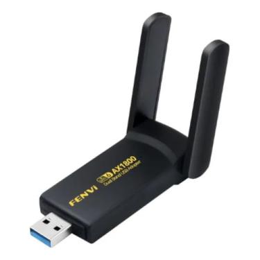 Imagem de Adaptador Wi-Fi USB AX1800, Dual Band, Antena Dupla, Conexão USB 3.0, Preto