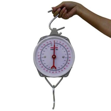 Imagem de Balanca precisao fixa com gancho suspensa suporta 100kg multiuso uso d