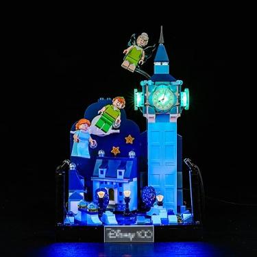 Imagem de BrickBling LED Light for Lego Disney Peter Pan & Wendy's Flight Over London, Creative Lighting Kit Compatible with Lego 43232 (Lights Only, No Model)