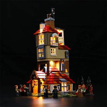 Imagem de GEAMENT LED Lighting Kit for Harry Potter Attack on The Burrow - Compatible with Lego 75980 Model (Lego Set Not Included)