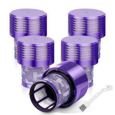 Imagem de E.luo Substituição de filtros V10 compatível com Dyson V10 Cyclone Series, V10 Animal, V10 Absolute, V10 Total Clean, SV12 Número de peça 969082-01 (5)
