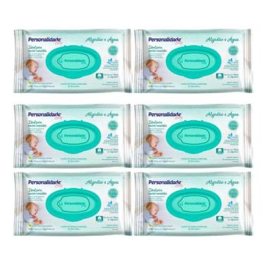Imagem de Kit C6 Toalha Umedecida Baby Algodão e Água C50   Eurofral - Eurofral 
