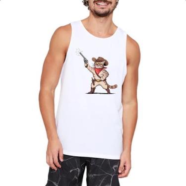 Imagem de Camiseta Regata Gato Cowboy - Alearts, G