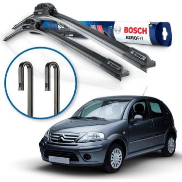 Imagem de Par Palheta Limpador Parabrisa Bosch Citroen C3/XTR 2003 04 05 06 07 0