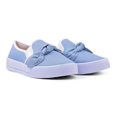 Imagem de Tênis Feminino Slip On Confortável Mule Casual Iate Confortável Dia a 