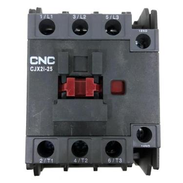Imagem de Contator Modelo Cjx2I-25 220V 25A Na/Nf Cnc
